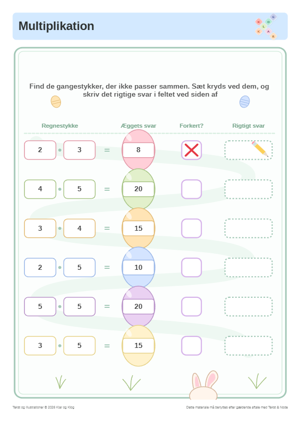 Preview of Gangefejl fra påskeharen