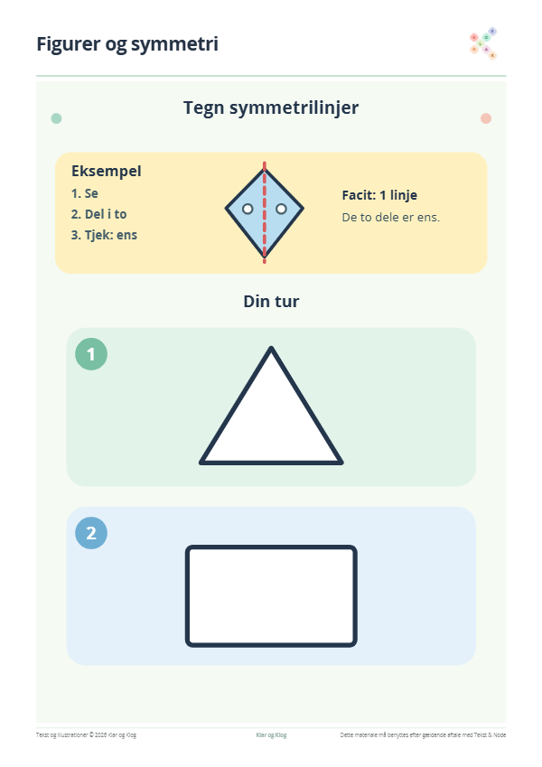 Preview of Find symmetrilinjerne
