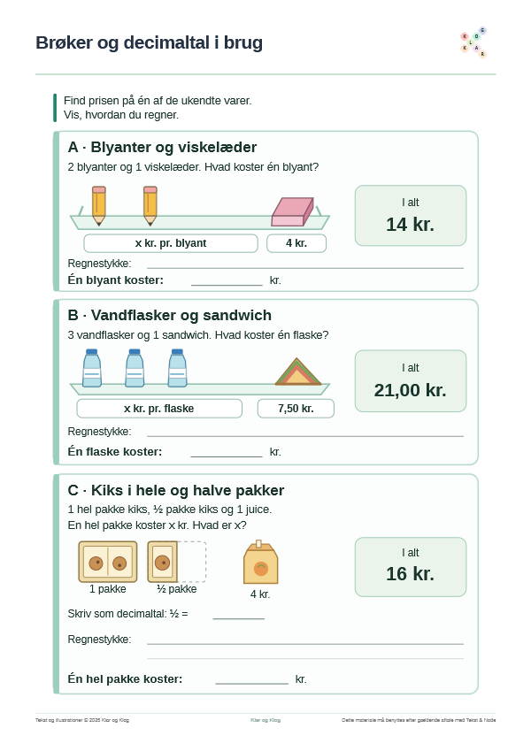Forhåndsvisning af Den mystiske indkøbskurv